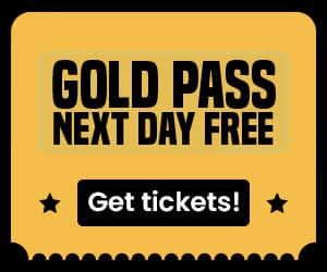 Gold pass promotion for tickets