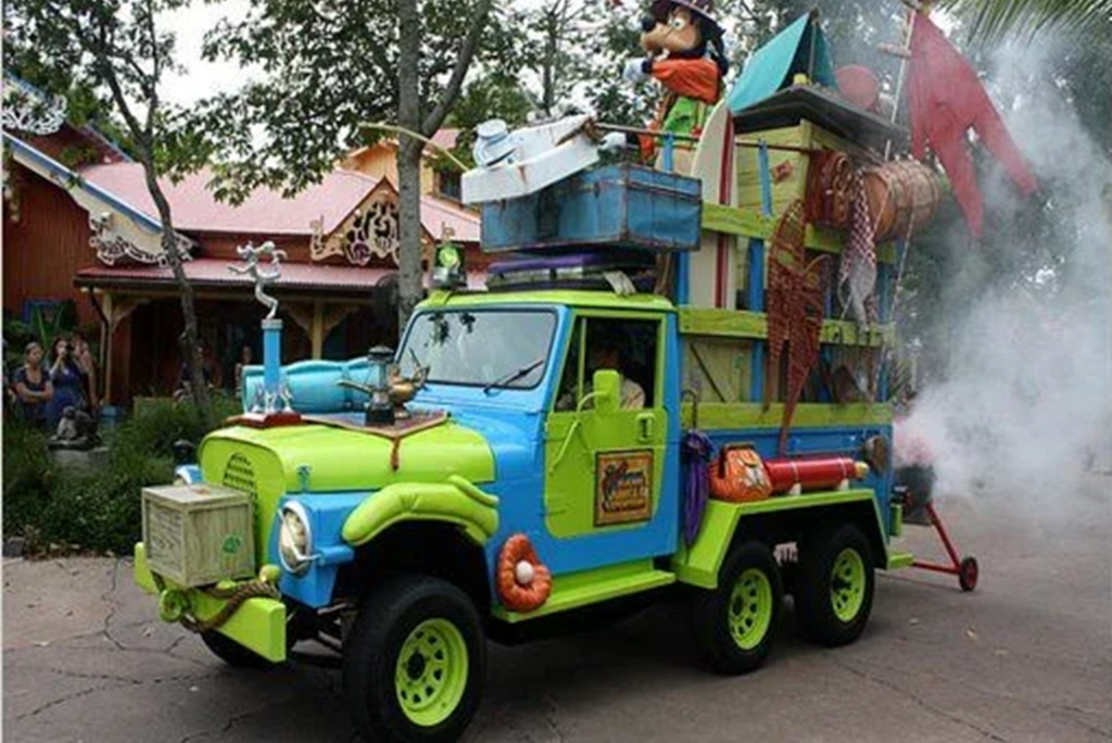 goofy on safari david nicholls canvas print