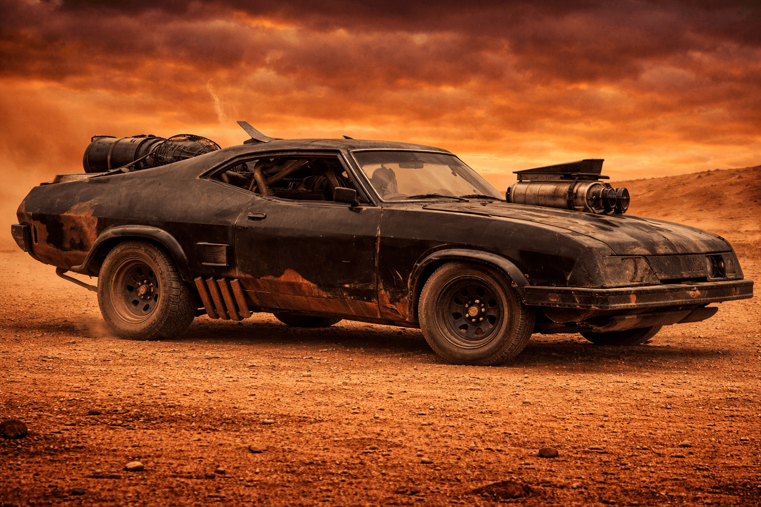The V8 Interceptor (Pursuit Special) from the mad max movies