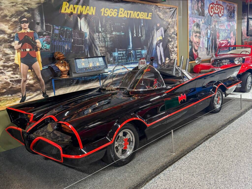 Classic 1966 Batman Batmobile display