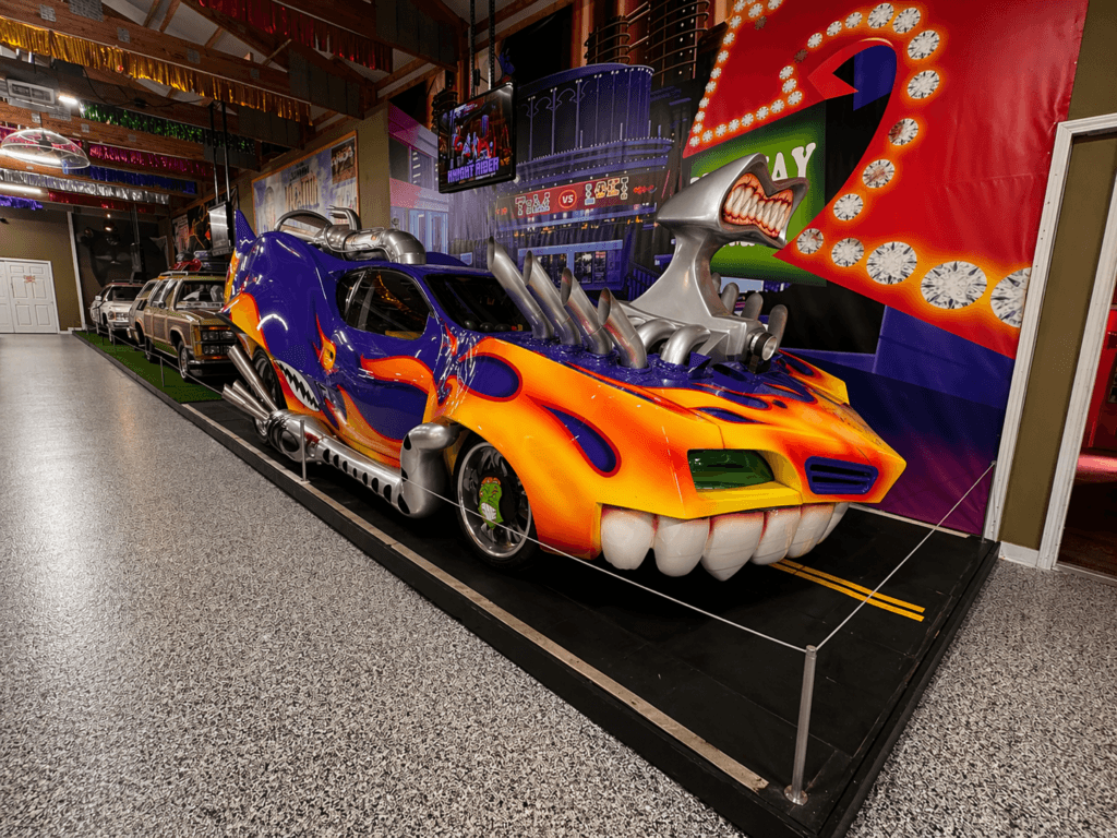 Son of mask movie car on display at volo museum