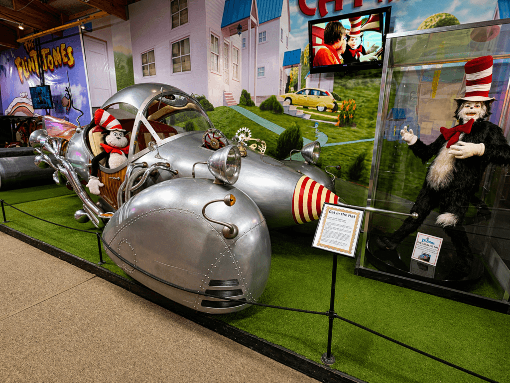 Cat in the Hat themed vehicle display