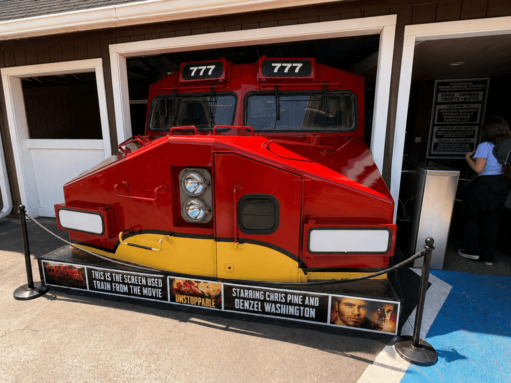 Movie train from 'Unstoppable' displayed