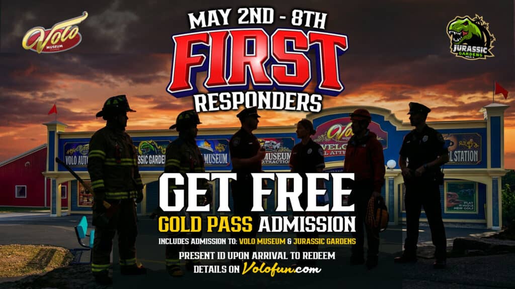 First responders week at volo museum may 2-8 2026