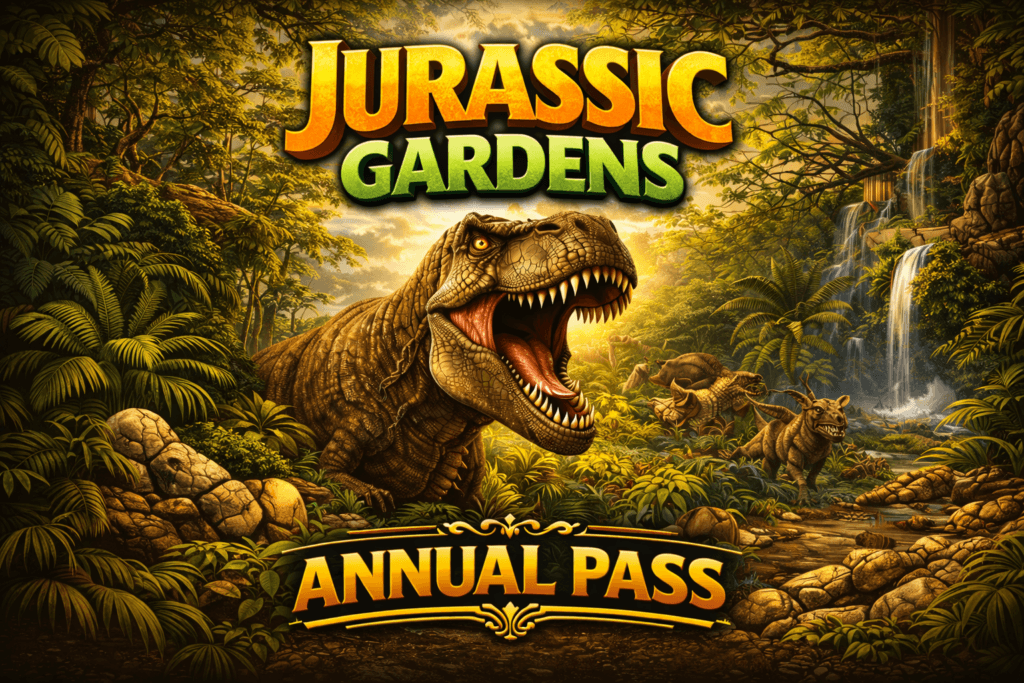 Jurassic Gardens annual adventure pass
