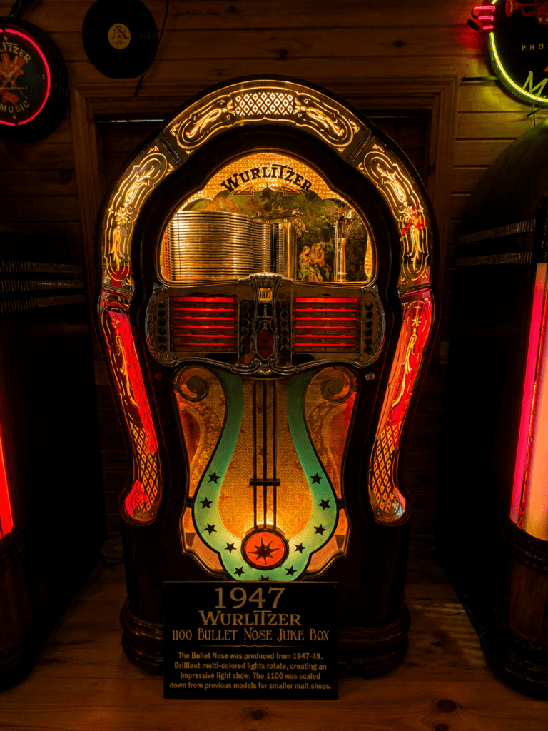 Vintage Wurlitzer jukebox from 1947