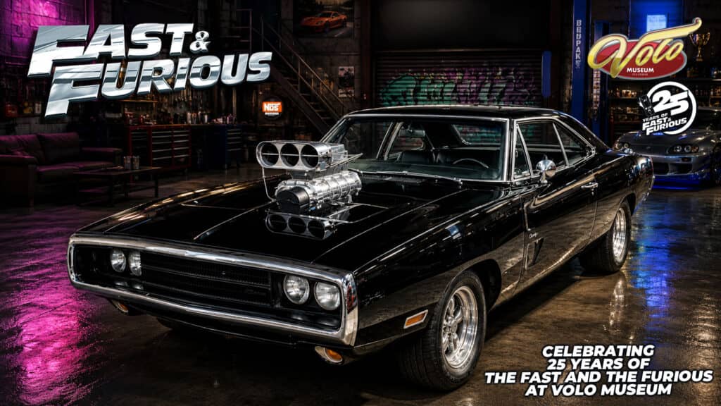 Classic car from Fast & Furious at Volo Musuem
