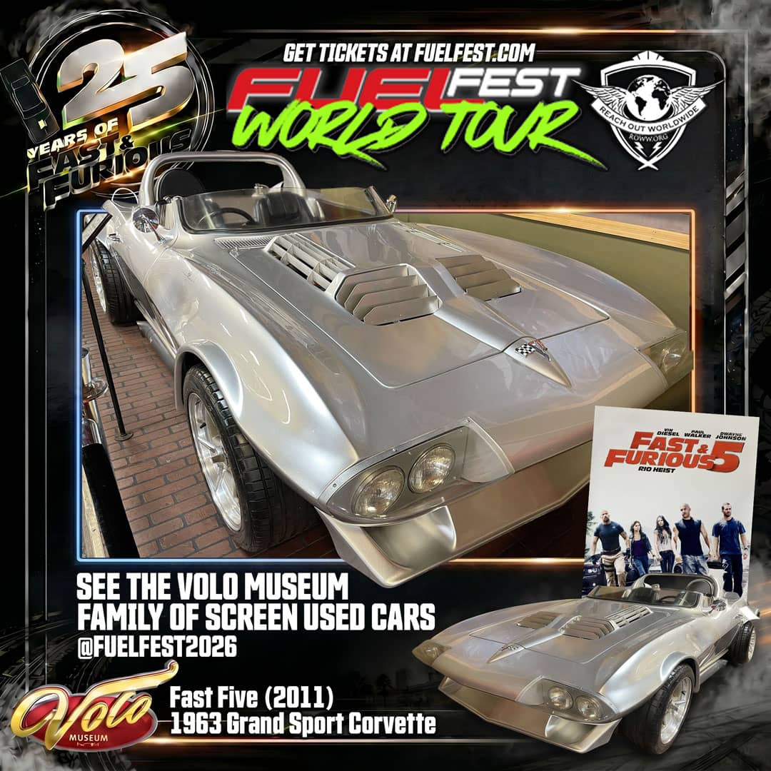 1963 Grand Sport Corvette from Fast Five at Volo Museum FuelFest display