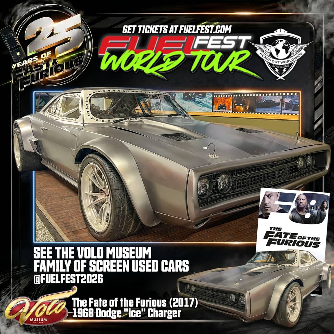 1968 Dodge Ice Charger from The Fate of the Furious at FuelFest 2026