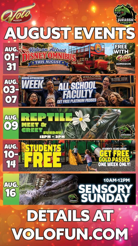 August Events at Volo Museum