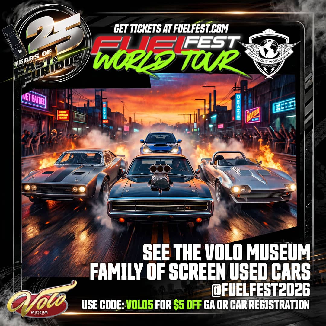 Volo Museum Brings Hollywood Horsepower to FuelFest 2026