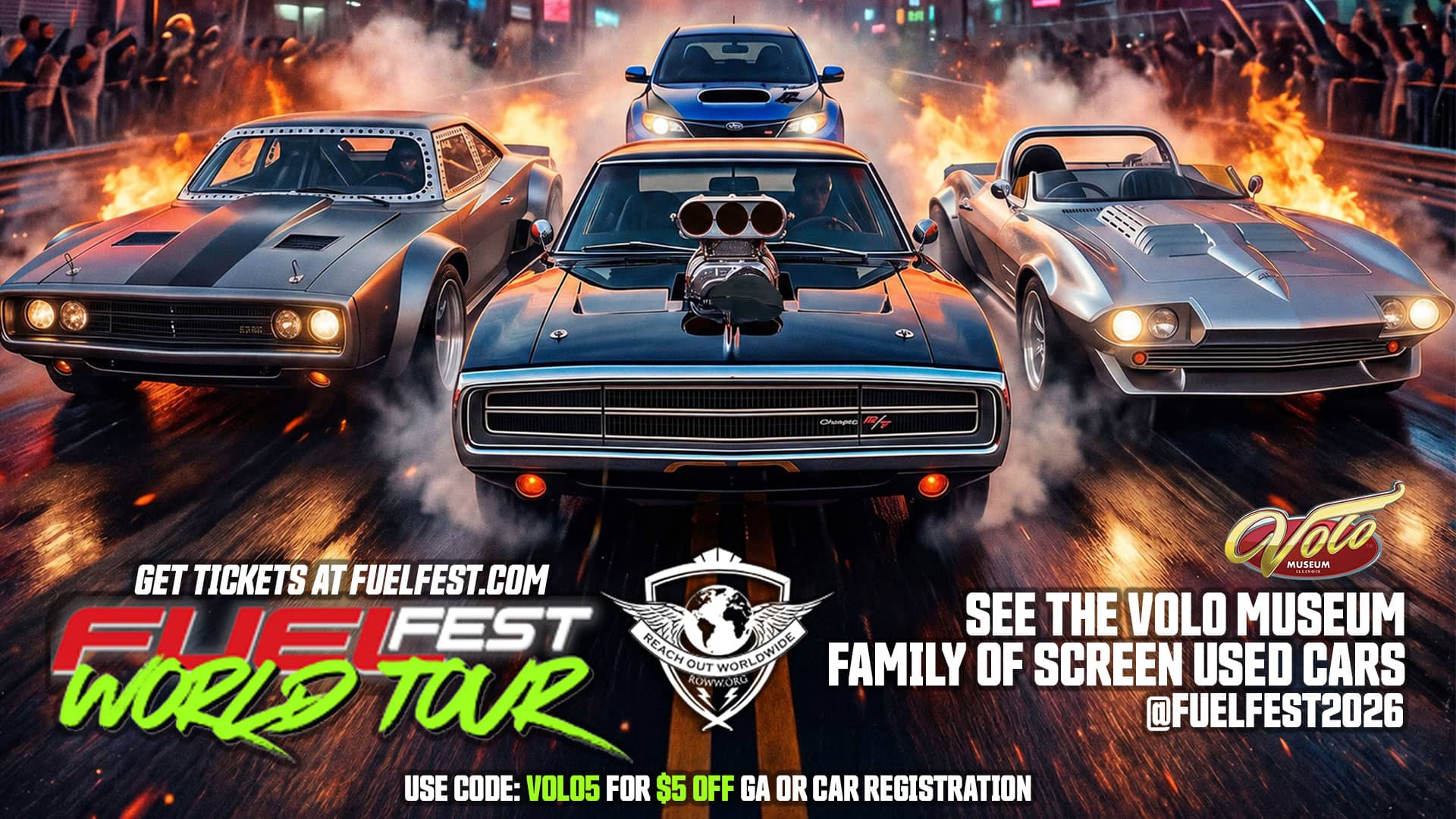 Volo Museum Brings Hollywood Horsepower to FuelFest 2026