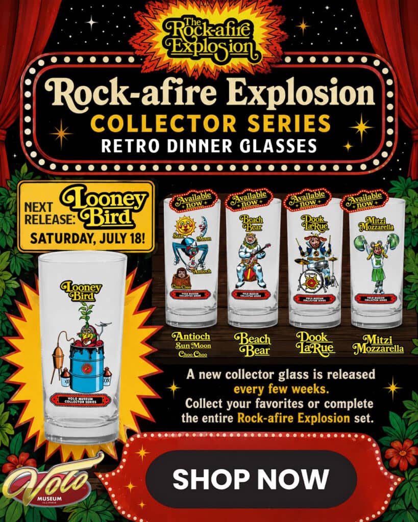 Rock-afire explosion retro dinner glasses now available