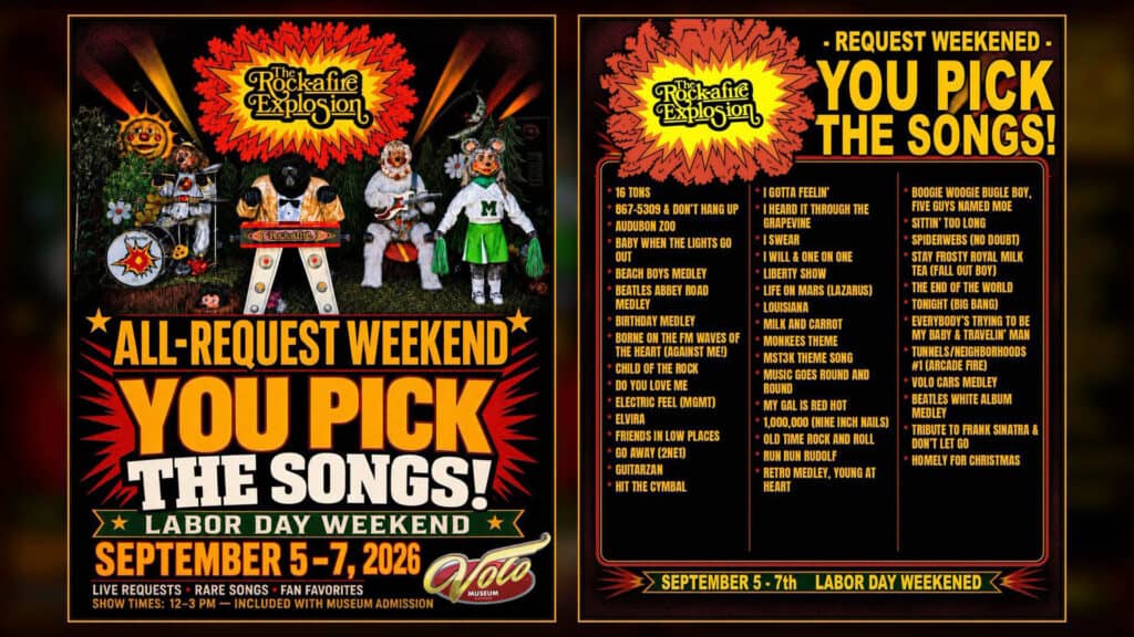 Rockafire Explosion song request event