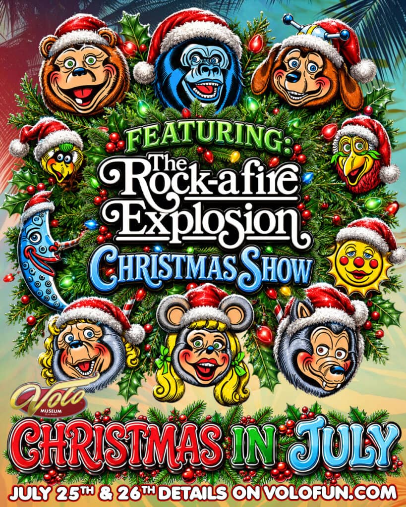 Christmas In July at Volo Musuem Featuring: The Rock-afire Explosion Christmas Show