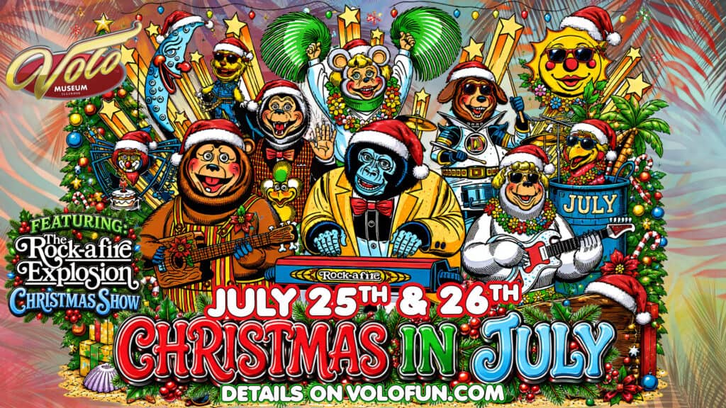 Christmas In July at Volo Musuem Featuring: The Rock-afire Explosion Christmas Show
