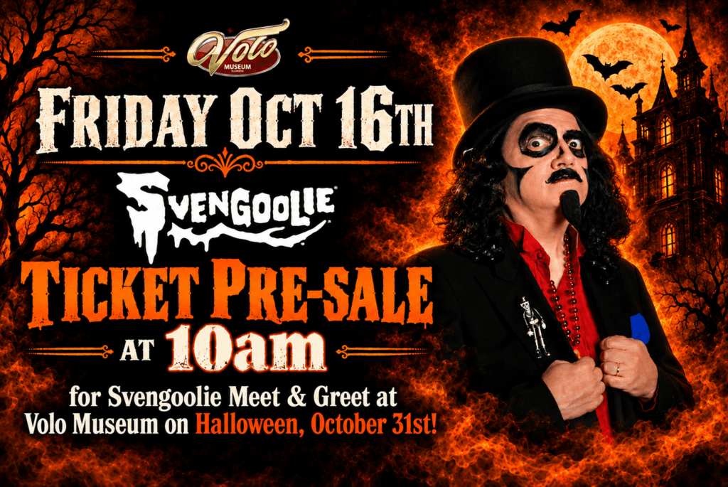 Svengoolie at Volo Museum Halloween Day